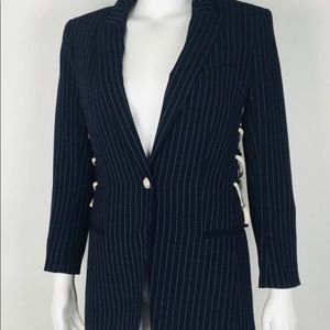 Veronica Beard Taylor Lace Up Side Blazer NWT-size 8